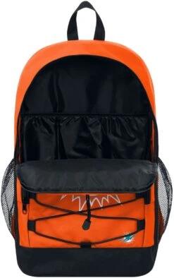 "Miami Dolphins" Backpack Petrol/orange/white By NFL 10 "Miami Dolphins" Backpack Petrol/orange/white By NFL -Men Fashion Clothing Store 550579d
