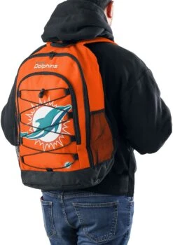 "Miami Dolphins" Backpack Petrol/orange/white By NFL 11 "Miami Dolphins" Backpack Petrol/orange/white By NFL -Men Fashion Clothing Store 550579d2