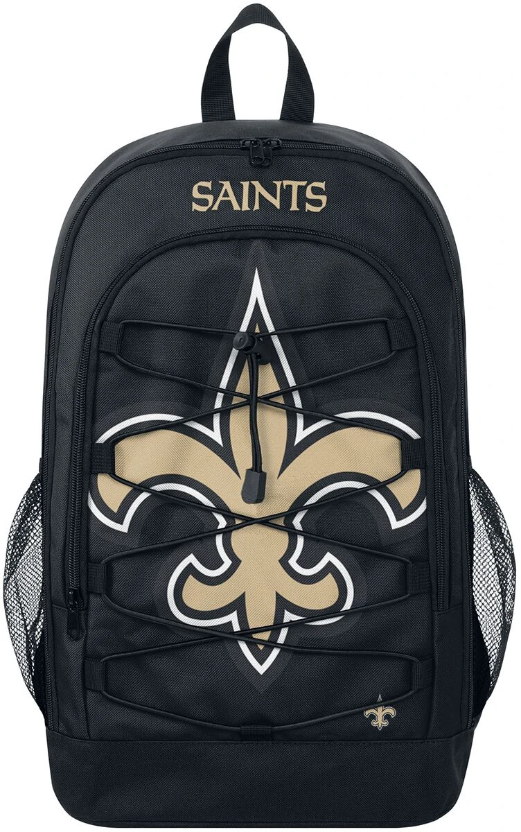 "New Orleans Saints" Backpack Black-gold By NFL 3 "New Orleans Saints" Backpack Black-gold By NFL