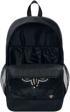 "New Orleans Saints" Backpack Black-gold By NFL 10 "New Orleans Saints" Backpack Black-gold By NFL -Men Fashion Clothing Store 550583d