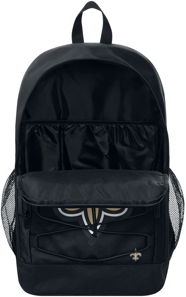"New Orleans Saints" Backpack Black-gold By NFL 6 "New Orleans Saints" Backpack Black-gold By NFL - Image 4