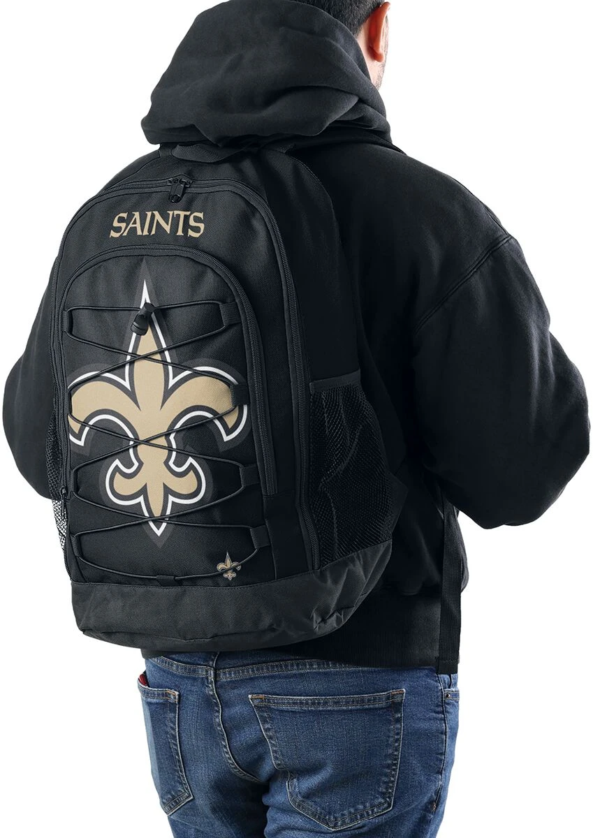 "New Orleans Saints" Backpack Black-gold By NFL 7 "New Orleans Saints" Backpack Black-gold By NFL - Image 5