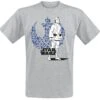 "Disney 100 - Luke Skywalker" T-Shirt Grey By Star Wars
