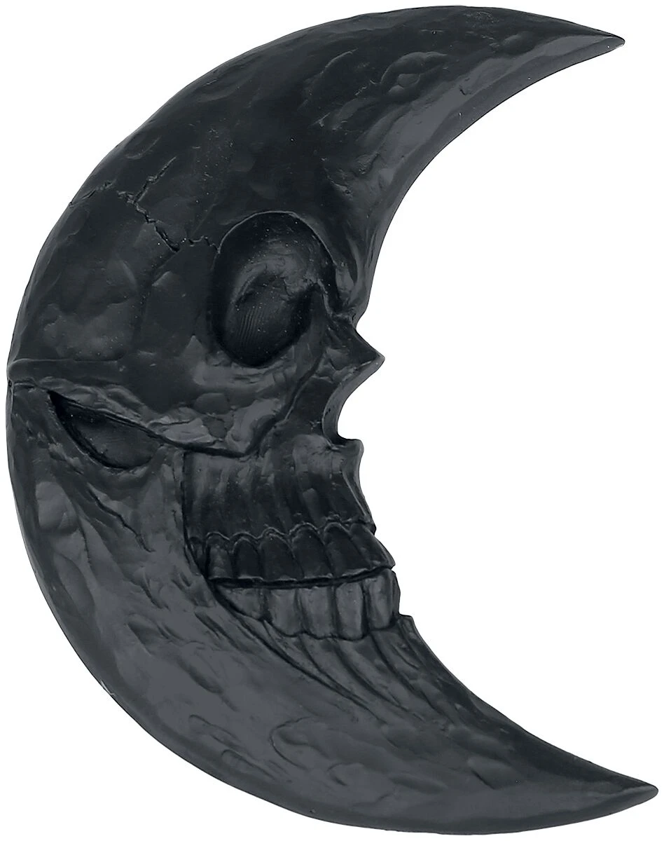 "Black Moon" Hand Mirror Black By Alchemy England 4 "Black Moon" Hand Mirror Black By Alchemy England - Image 2