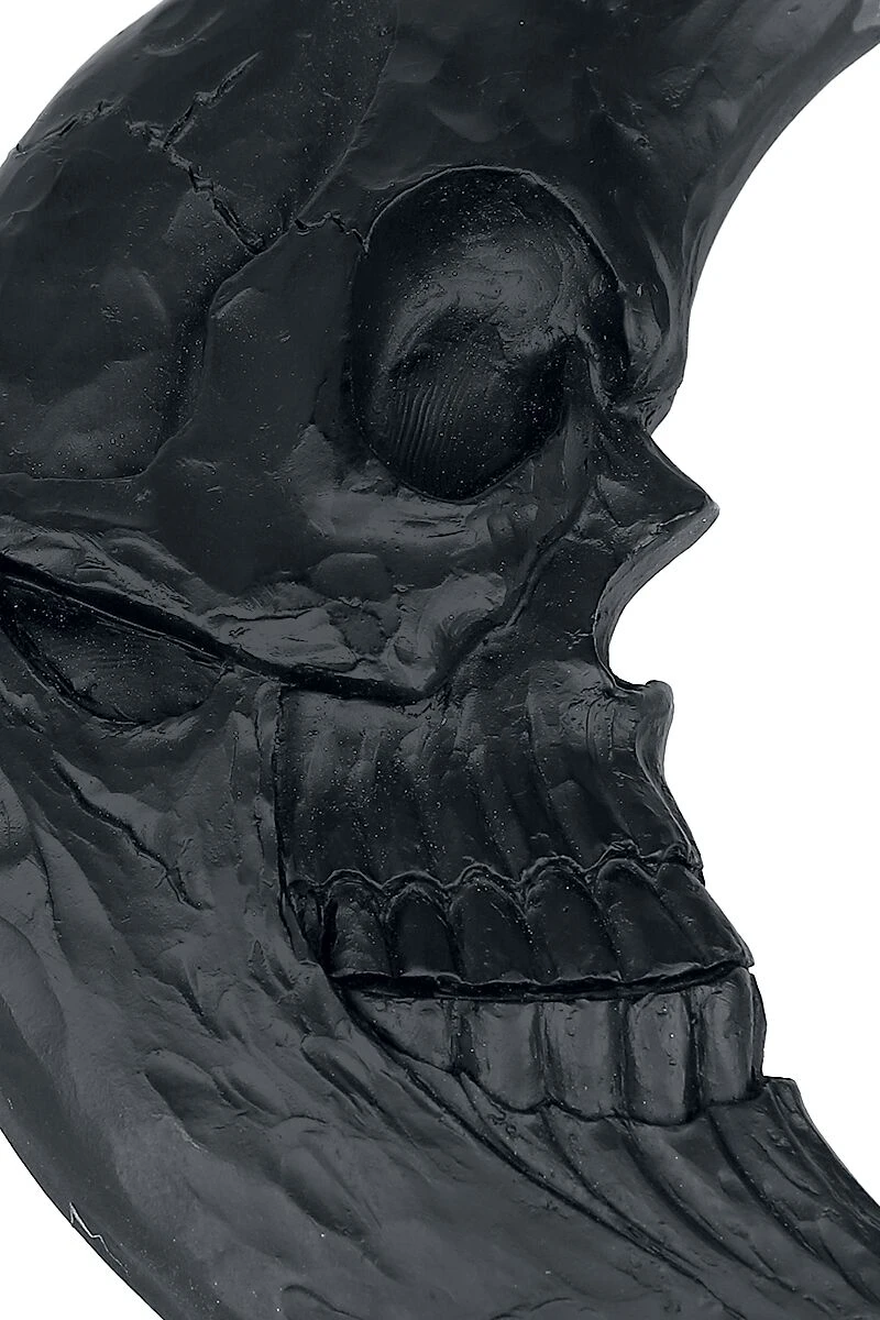 "Black Moon" Hand Mirror Black By Alchemy England 6 "Black Moon" Hand Mirror Black By Alchemy England - Image 4