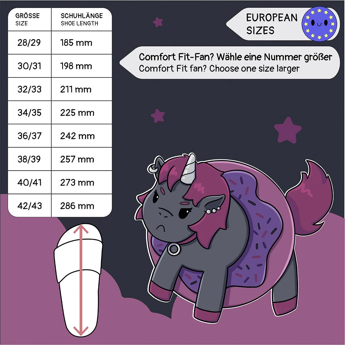 "Unicorn - Ruby" Slipper Multicolour By Corimori 7 "Unicorn - Ruby" Slipper Multicolour By Corimori - Image 5