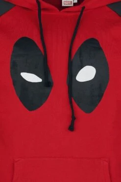 "Eyes" Hooded Sweater Red-black By Deadpool -Men Fashion Clothing Store 552392d