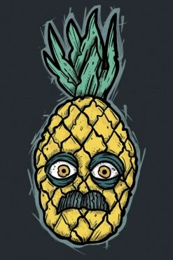 "FCK Fruits" T-Shirt Black By Samurai Pizza Cats -Men Fashion Clothing Store 552491d