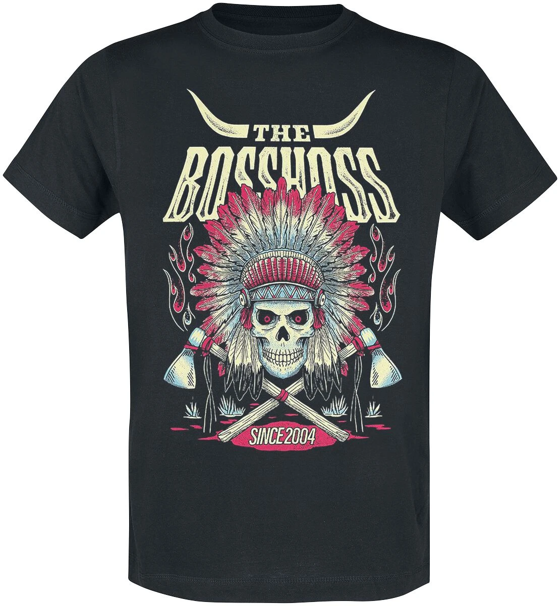 "Chief Skull Shirt" T-Shirt Black By The BossHoss 3 "Chief Skull Shirt" T-Shirt Black By The BossHoss