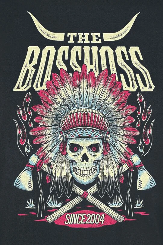 "Chief Skull Shirt" T-Shirt Black By The BossHoss 4 "Chief Skull Shirt" T-Shirt Black By The BossHoss - Image 2