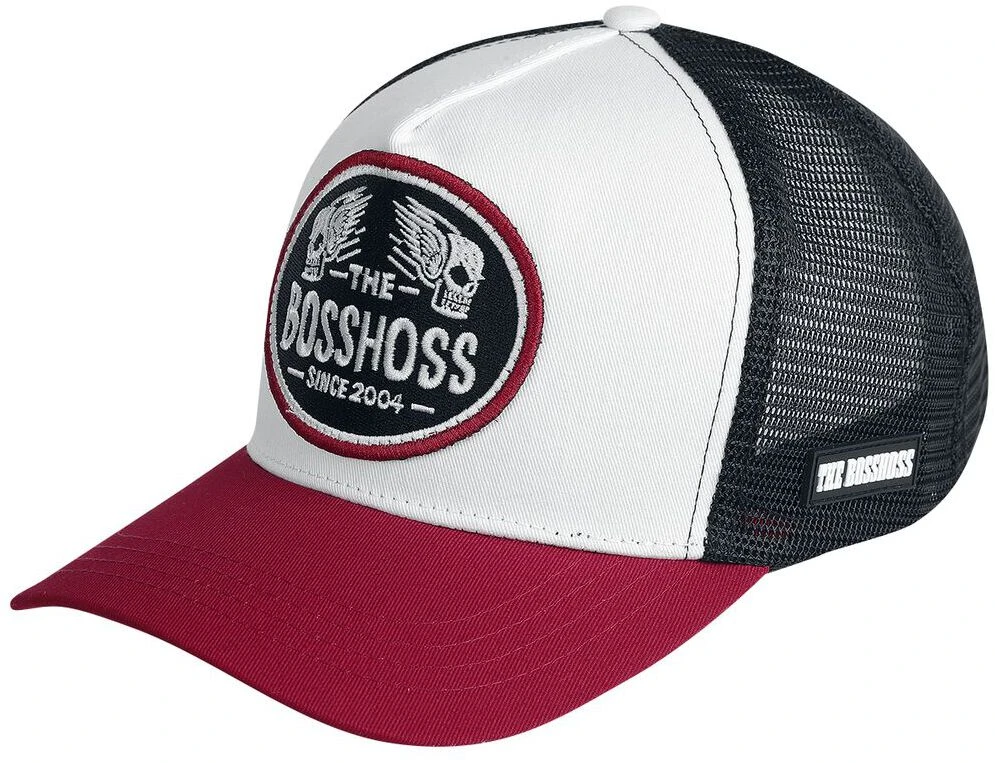 "Trucker Cap Flying Skull" Cap Blue-red-white By The BossHoss 3 "Trucker Cap Flying Skull" Cap Blue-red-white By The BossHoss