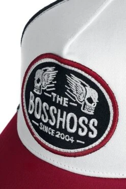 "Trucker Cap Flying Skull" Cap Blue-red-white By The BossHoss 9 "Trucker Cap Flying Skull" Cap Blue-red-white By The BossHoss -Men Fashion Clothing Store 553304d