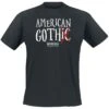 "American Goth" T-Shirt Black By Wednesday 2 "American Goth" T-Shirt Black By Wednesday -Men Fashion Clothing Store 553490a