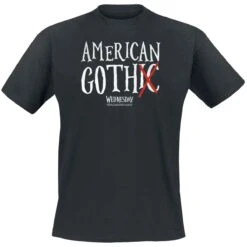 "American Goth" T-Shirt Black By Wednesday