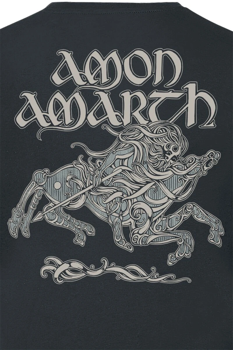 "Horse" Long-sleeve Shirt Black By Amon Amarth 5 "Horse" Long-sleeve Shirt Black By Amon Amarth - Image 3