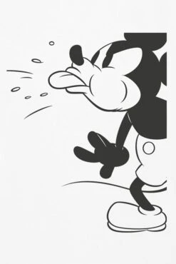 "Mickey - Cut" T-Shirt White By Mickey Mouse 5 "Mickey - Cut" T-Shirt White By Mickey Mouse -Men Fashion Clothing Store 554884d