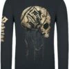 "Barbed Wire Skull" Long-sleeve Shirt Black By Sabaton 1 "Barbed Wire Skull" Long-sleeve Shirt Black By Sabaton -Men Fashion Clothing Store 556043a