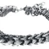 "Vertebrae" Bracelet Silver-coloured By Alchemy Gothic